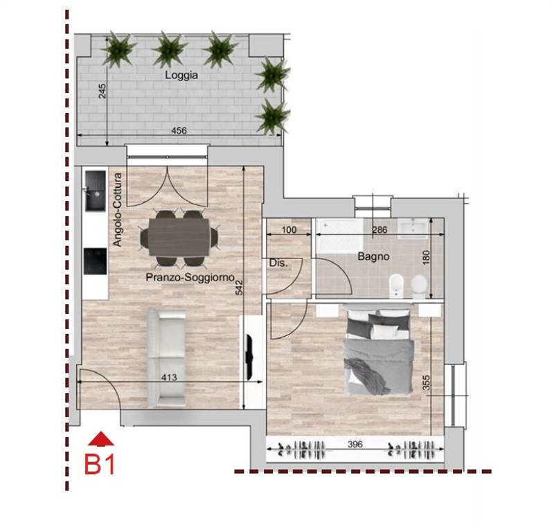 appartamento piano primo