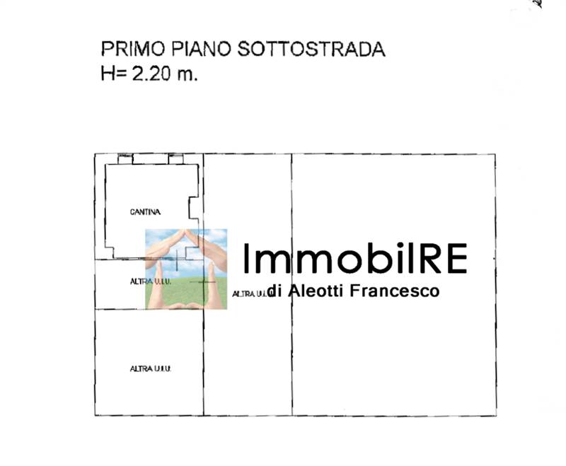 piano interrato cantina