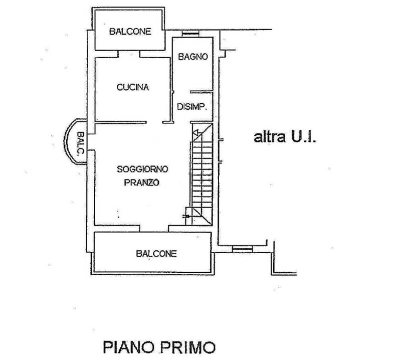planimetria piano primo