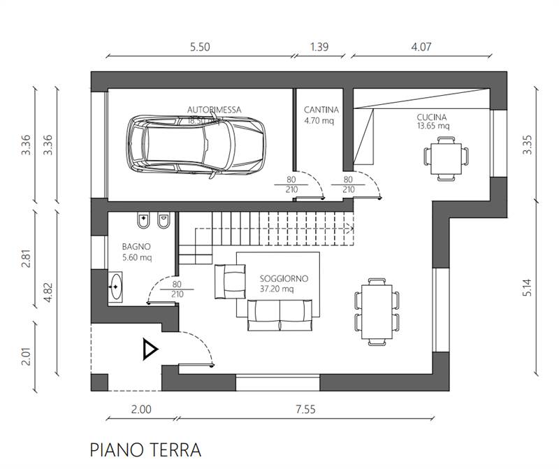 piano terra villa 1-3