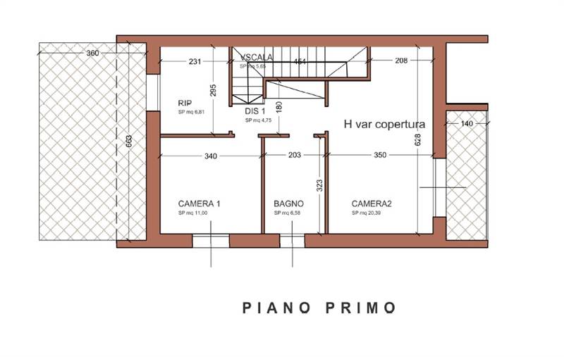 P1 singola su due livelli